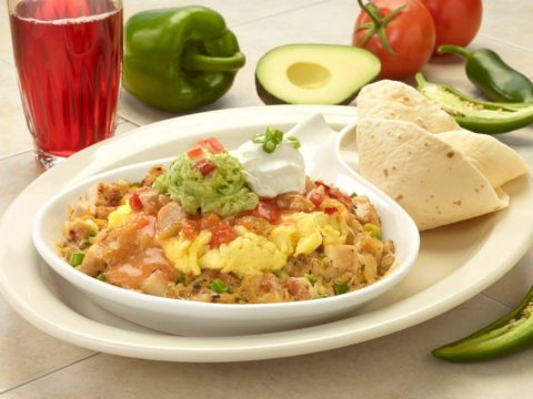 Green Chili Chicken Hash