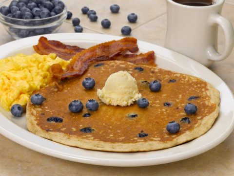 Whole Wheat Blueberry Pancake